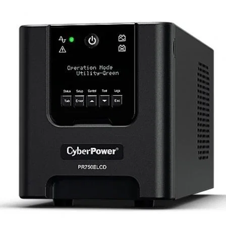 CyberPower PR750ELCD SAI Línea Interactiva 750VA/675W 6 Salidas Torre CyberPower PR750ELCD SAI Línea Interactiva 750VA/675W 6 Salidas Torre